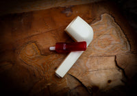 Smooth Special Handmade Canadian Panel Block Meerschaum Pipe With Leather Case-Astaş Meerschaum
