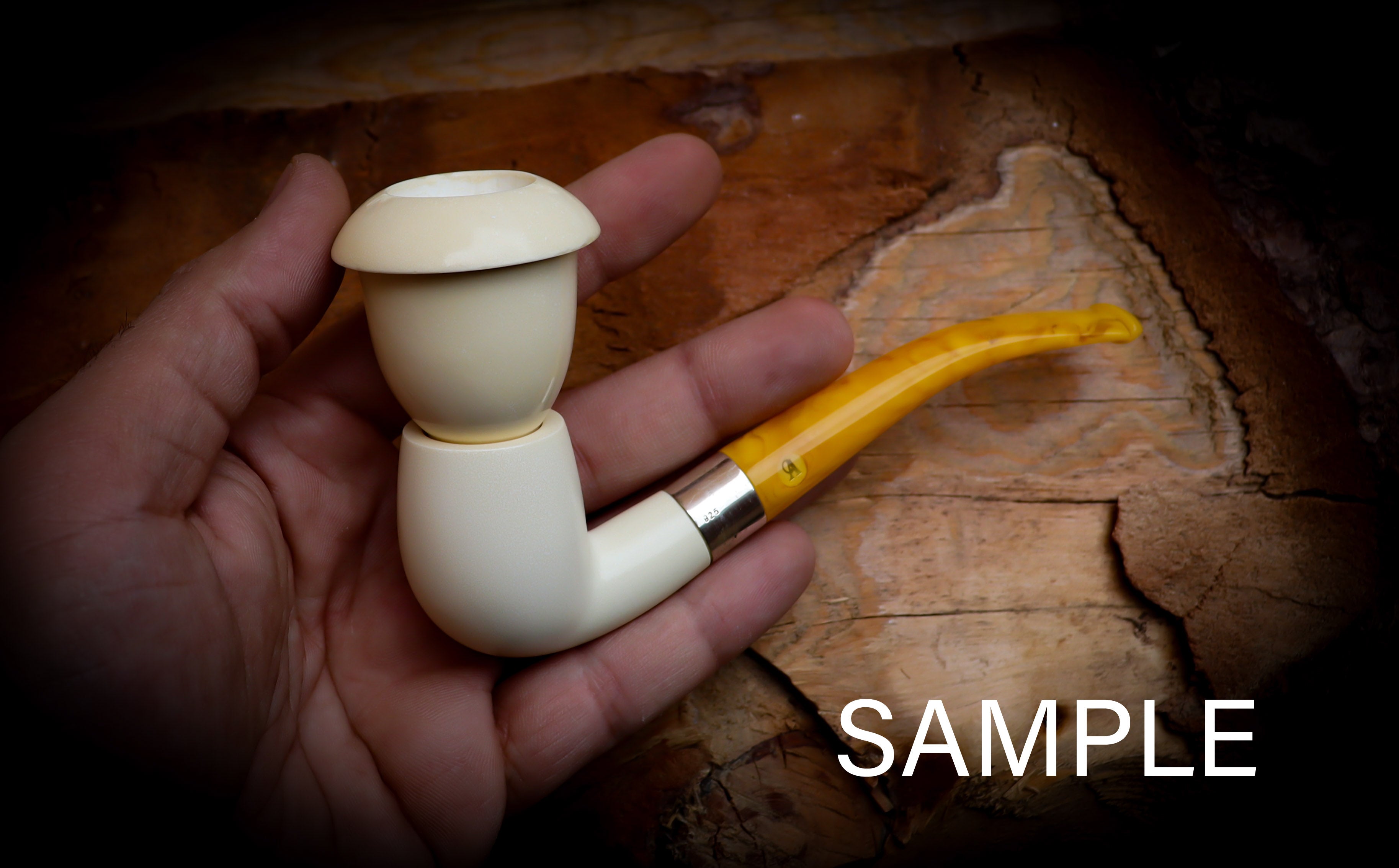 Meerschaum Coloring Bowl & Tobacco Tasting Bowl,Calabash Bowl- Astaş Meerschaum