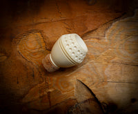 Latticed Stone Meerschaum Coloring Bowl, Tobacco Tasting| Astaş