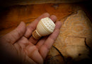Latticed Stone Meerschaum Coloring Bowl, Tobacco Tasting| Astaş