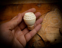 Latticed Stone Meerschaum Coloring Bowl, Tobacco Tasting| Astaş