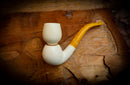 Smooth Meerschaum Coloring Bowl Pipe,Tobacco Tasting| Astaş