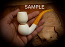 Smooth Meerschaum Coloring Bowl Pipe,Tobacco Tasting| Astaş