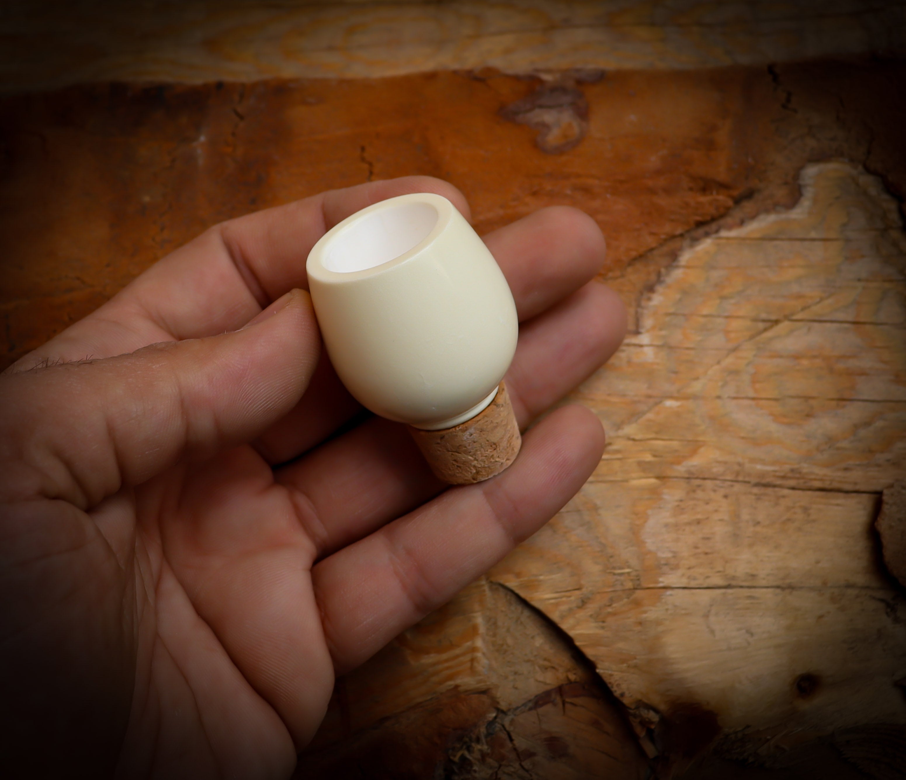 Smooth Meerschaum Coloring Bowl Pipe,Tobacco Tasting| Astaş