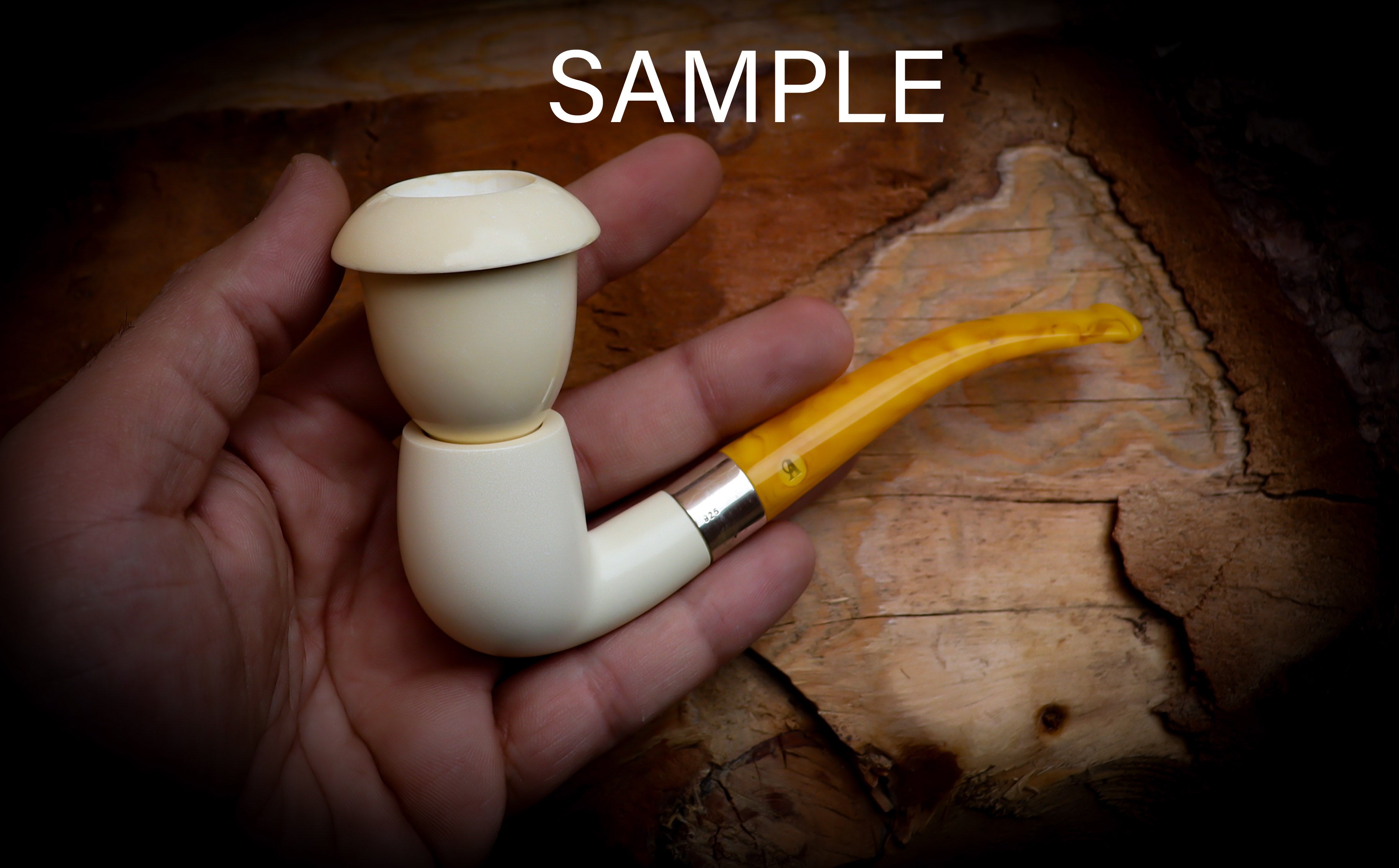 Meerschaum Coloring Bowl & Tobacco Tasting Bowl,Calabash Bowl- Astaş Meerschaum