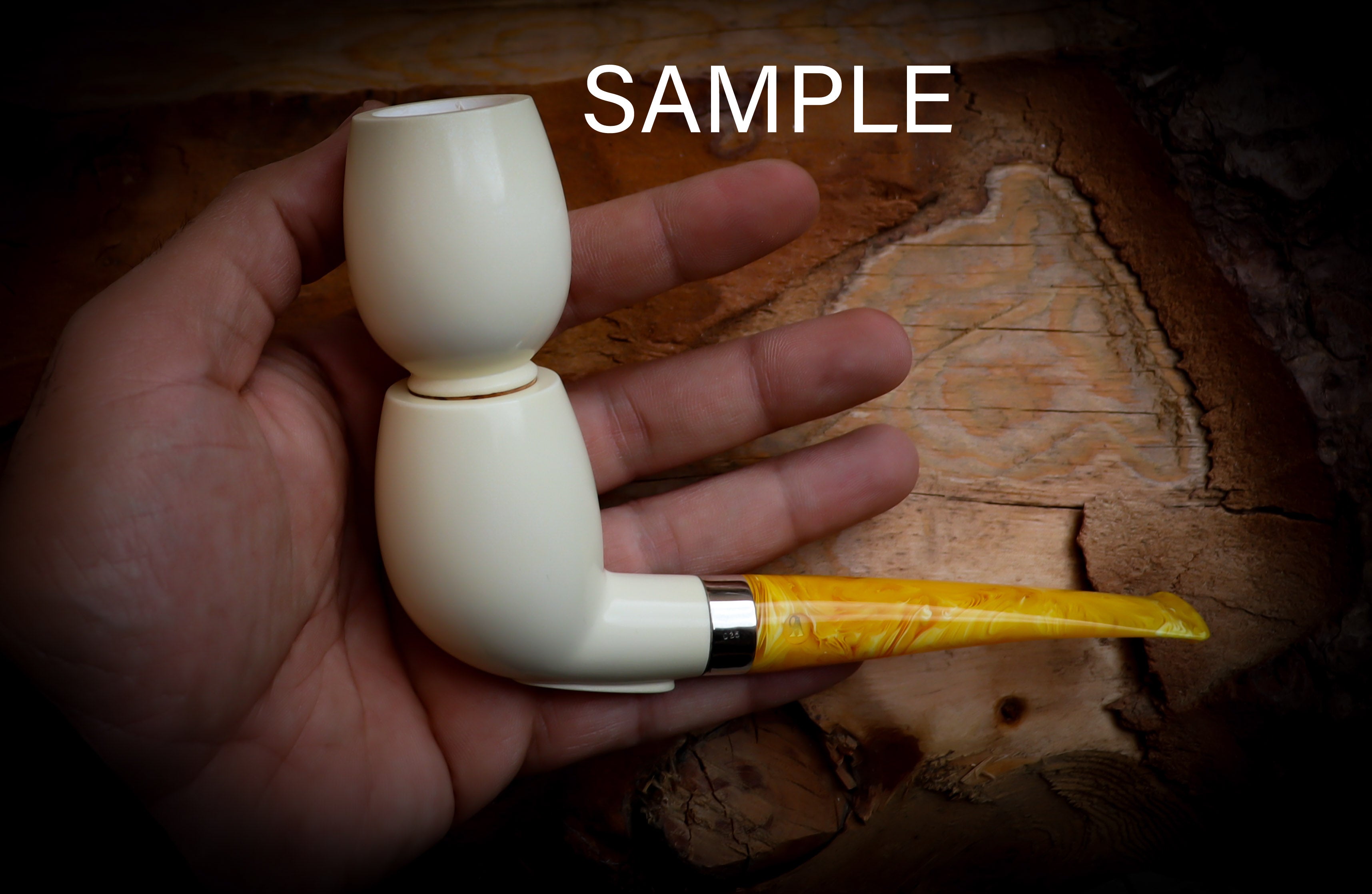 Meerschaum Coloring Bowl & Tobacco Tasting Bowl,Apple Bowl- Astaş Meerschaum