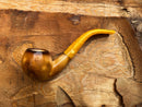 Hand Crafted Apple Meerschaum Pipe with Leather Box by Astaş