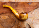 Handmade Lee Van Cleef Meerschaum Pipe, Smooth Apple, With Leather Case