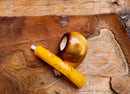 Handmade Lee Van Cleef Meerschaum Pipe, Smooth Apple, With Leather Case