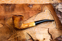 Handmade Astaş Meerschaum Pipes, Lee Van Cleef,Dublin, Rustic Carved, Fitted Case