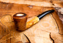 Handmade Astaş Meerschaum Pipes, Lee Van Cleef,Dublin, Rustic Carved, Fitted Case
