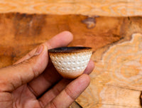 Hand Crafted Kirsten Bowl Meerschaum Pipes, Calcined Dublin,Lattice Carved,Astaş
