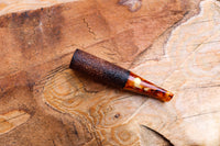 Cigarette Holder Meerschaum Pipes, Rustic Carved, Calcined, Fitted Case, Astaş