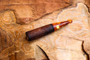 Cigarette Holder Meerschaum Pipes, Rustic Carved, Calcined, Fitted Case, Astaş