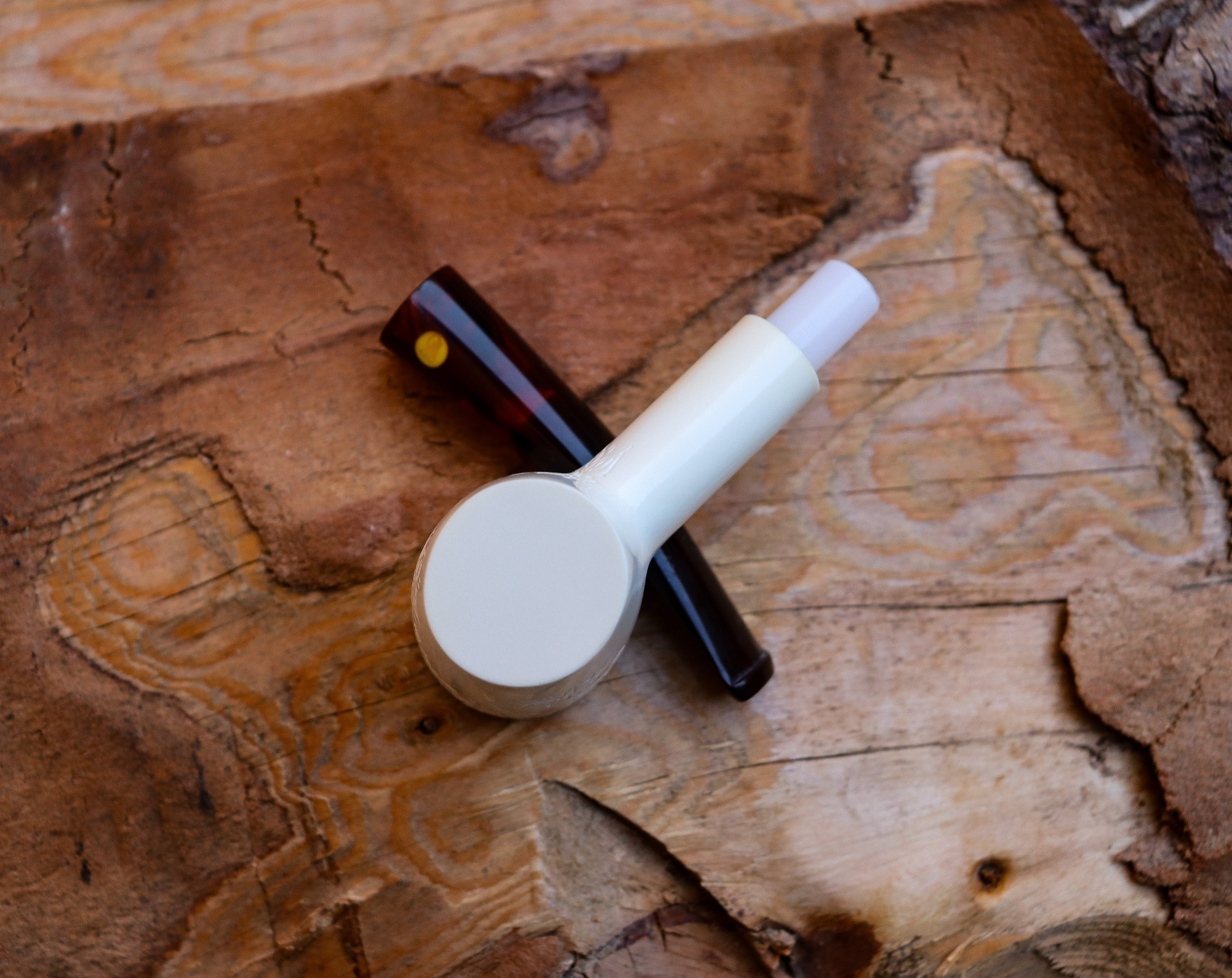 Handmade Astaş Meerschaum Pipes, Poker,White, 9MM Filtered, With Fitted Case