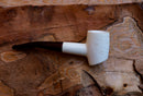 Handmade Astaş Meerschaum Pipes, Poker,White, 9MM Filtered, With Fitted Case
