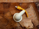 Handmade Astaş Meerschaum Pipes, Calabash Style, Smooth Large, With Fitted Case