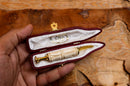 Handmade Astaş Meerschaum Pipes, Tamper, White, With Fitted Case