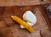 Handmade Astaş Meerschaum Pipes, Panel White, Smooth Carved, With Fitted Case