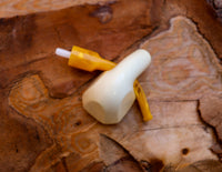 Handmade Astaş Meerschaum Pipes, Panel White, Smooth Carved, With Fitted Case