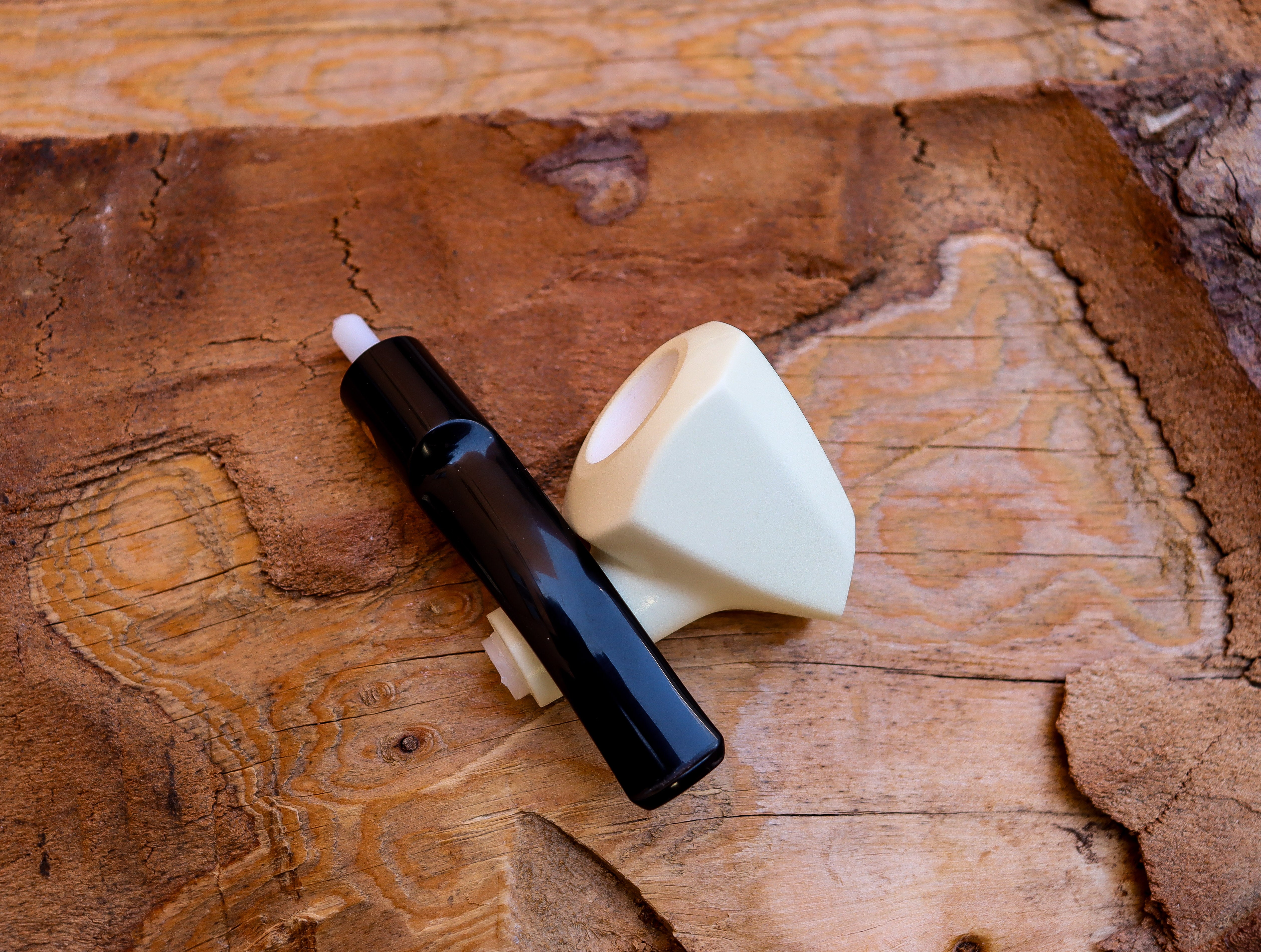 Handmade Panel Meerschaum Pipes, Astaş, Smooth Carved, With Fitted Case