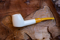 Astaş Meerschaum Pipes, Handmade, Freehand, Smooth Carved, With Fitted Case