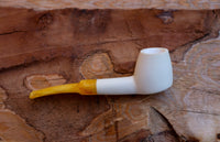 Astaş Meerschaum Pipes, Handmade, Freehand, Smooth Carved, With Fitted Case