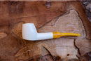 Astaş Meerschaum Pipes, Handmade, Freehand, Smooth Carved, With Fitted Case