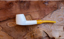 Astaş Meerschaum Pipes, Handmade, Freehand, Smooth Carved, With Fitted Case