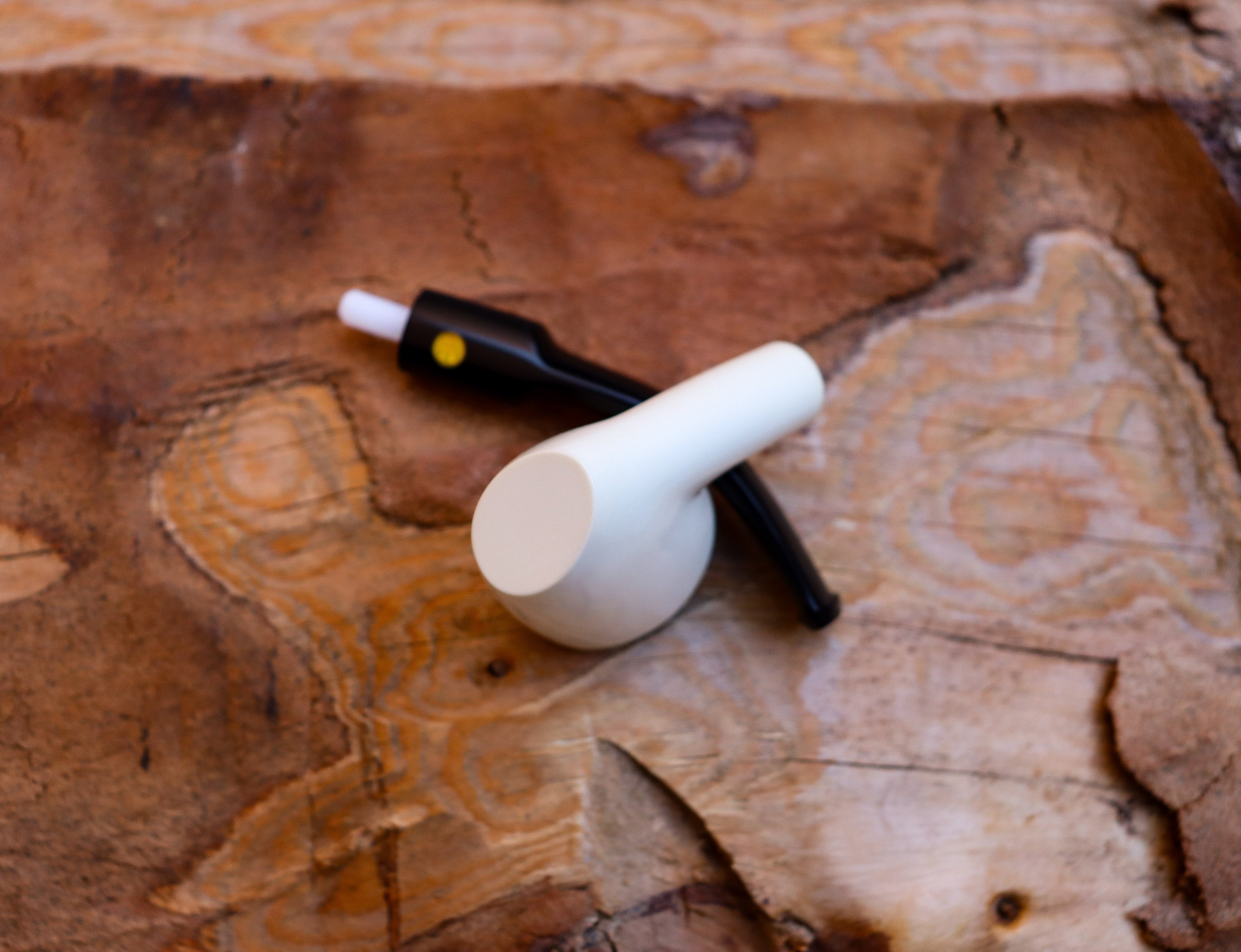 Handmade Astaş Meerschaum Pipes, Freehand, Smooth Carved, With Fitted Case