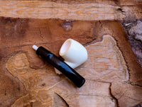 Handmade Astaş Meerschaum Pipes, Freehand, Smooth Carved, With Fitted Case