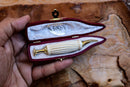 Handmade Astaş Meerschaum Pipes, Tamper, White, With Fitted Case