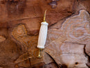 Handmade Astaş Meerschaum Pipes, Tamper, White, With Fitted Case