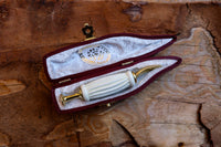 Handmade Tamper Meerschaum Pipes, Astaş, White, With Fitted Case