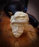 Chevailer Patterned Meerschaum Pipe