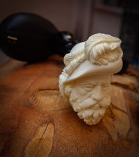 Chevailer Patterned Meerschaum Pipe