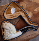 Chevailer Patterned Meerschaum Pipe