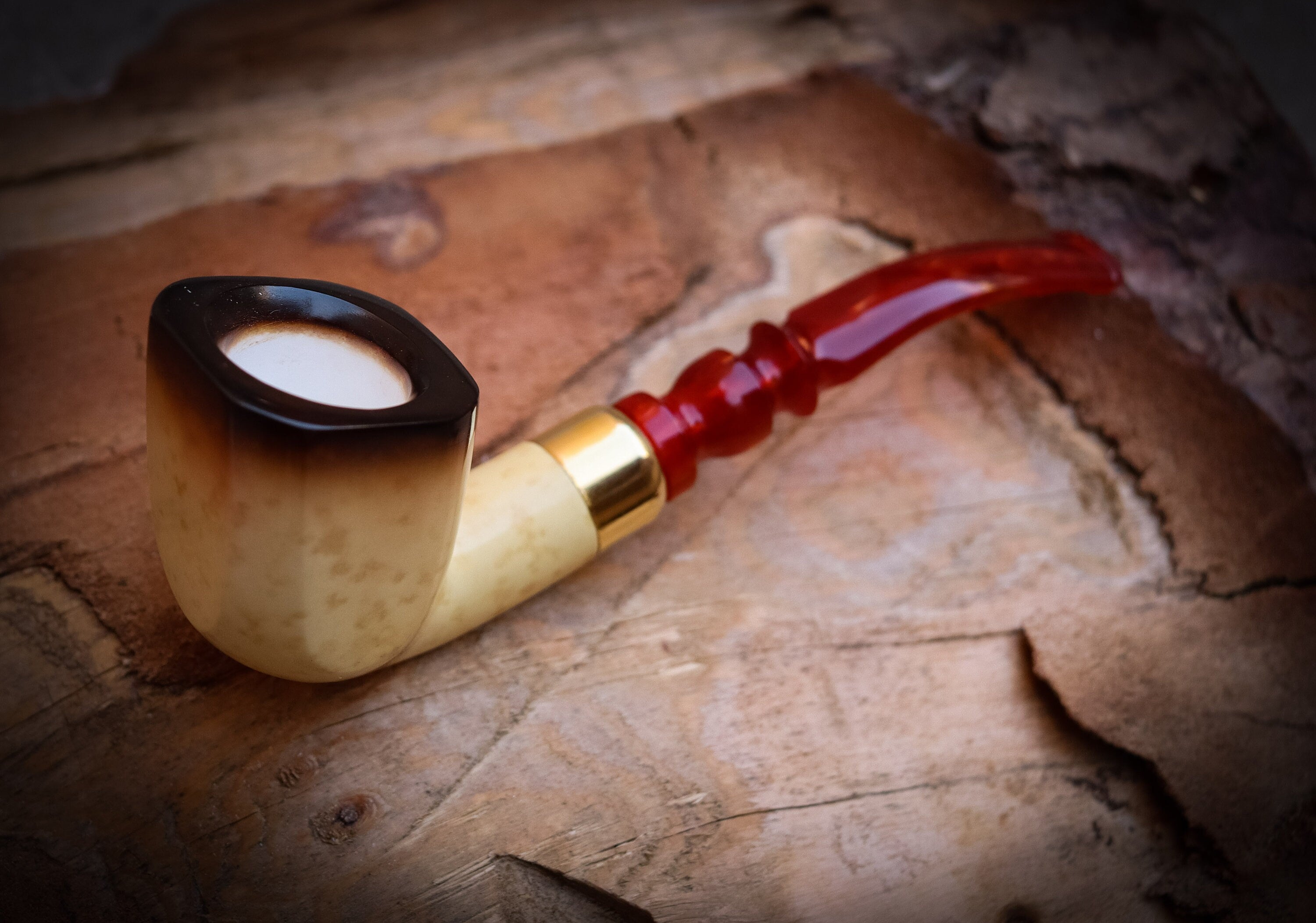 Panel Meerschaum Pipe