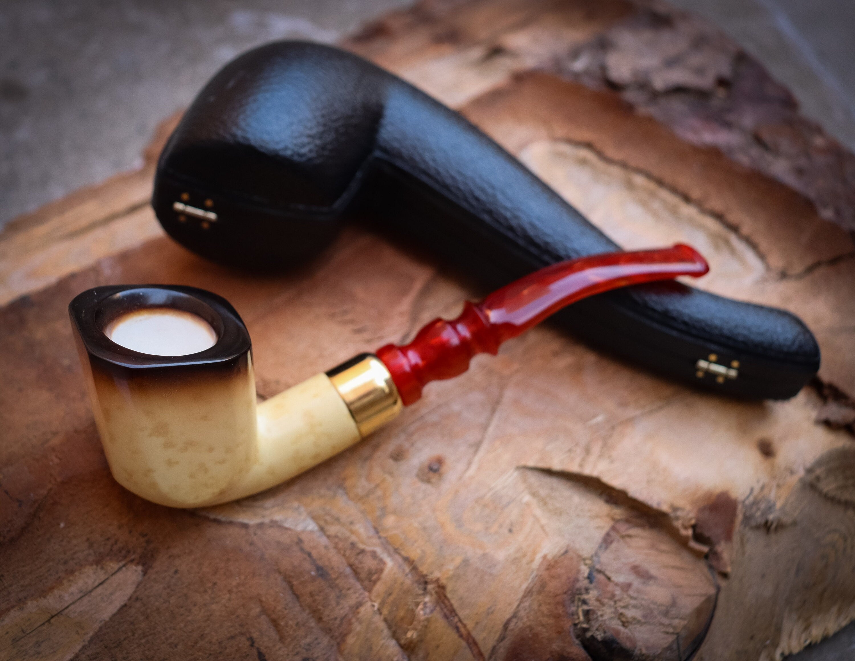 Panel Meerschaum Pipe