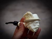 Bavaria Patterned Model Meerschaum Pipe