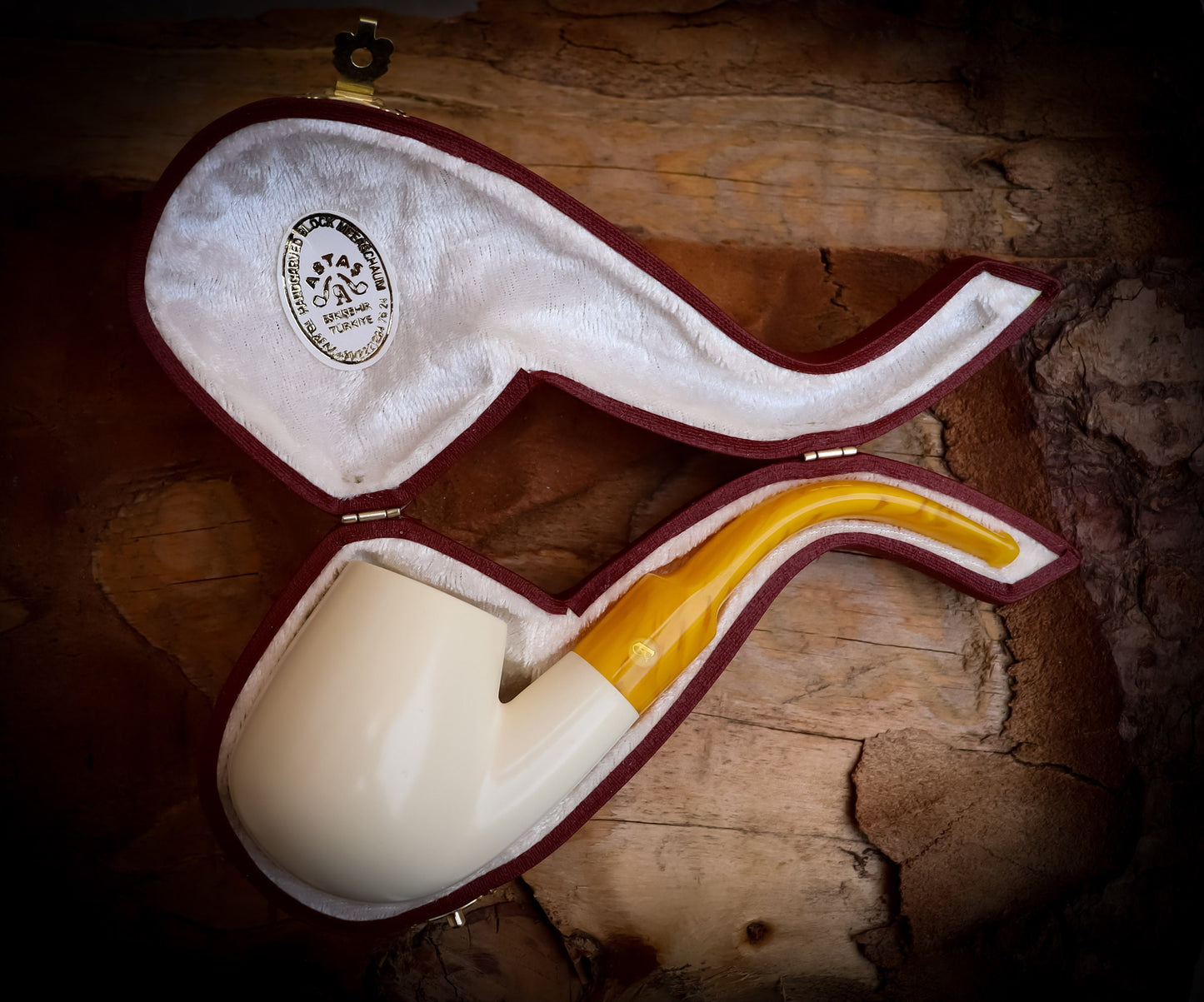 Astaş Meerschaum, Freehand Meerschaum, Smooth Meerschaum, Special Hand Crafted, Apple Meerschaum