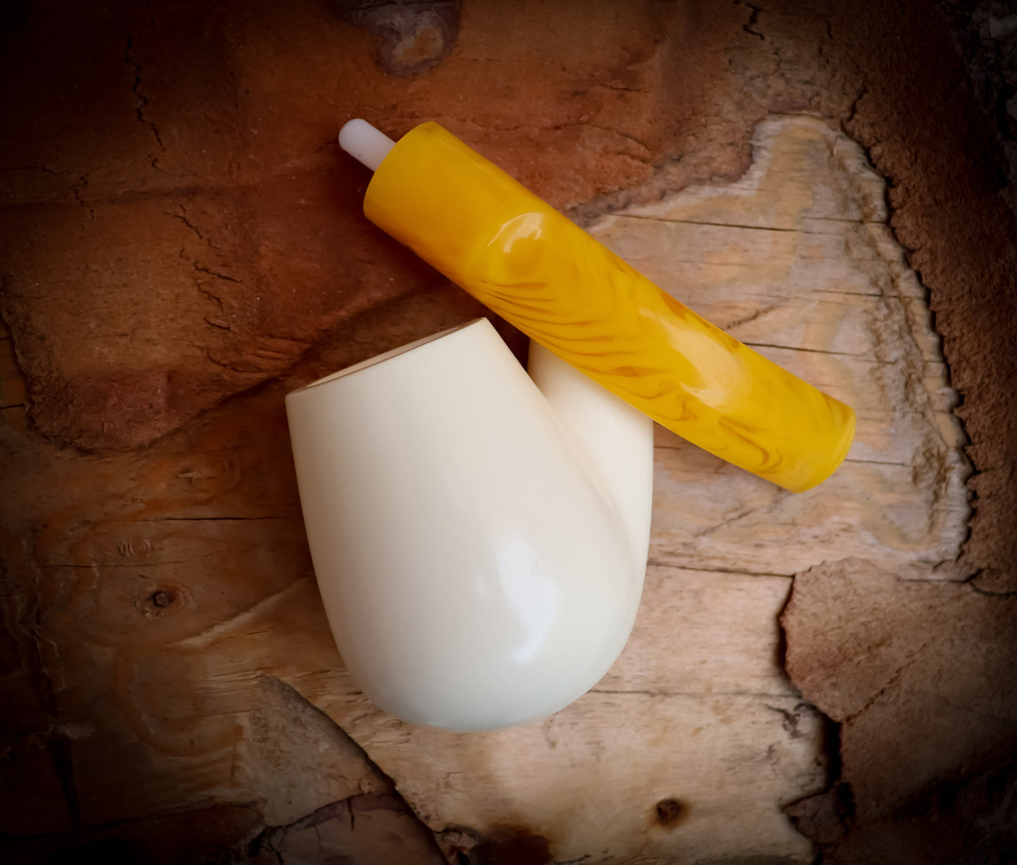 Astaş Meerschaum, Freehand Meerschaum, Smooth Meerschaum, Special Hand Crafted, Apple Meerschaum