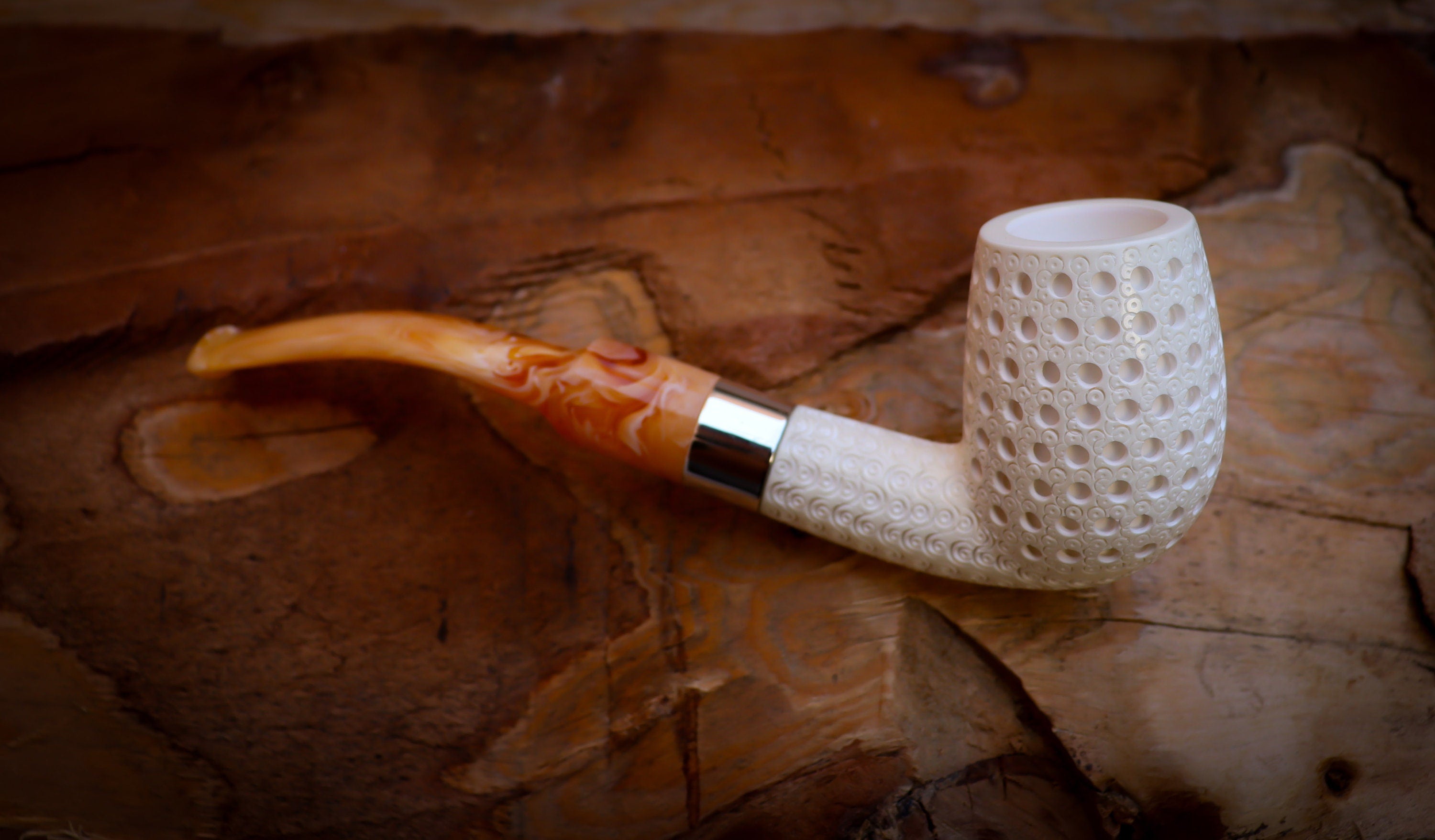 Half Bent Meerschaum Pipe