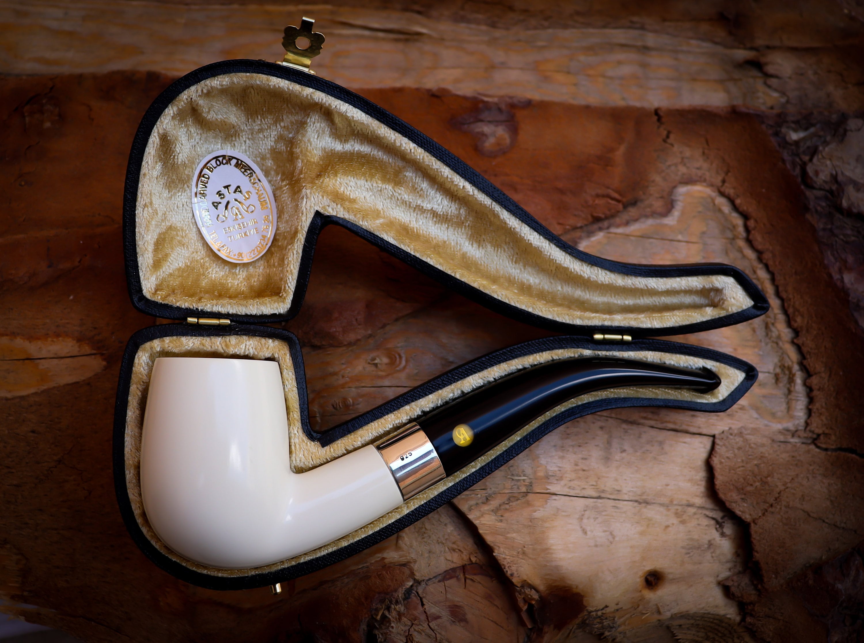 Half Bent Meerschaum Pipe