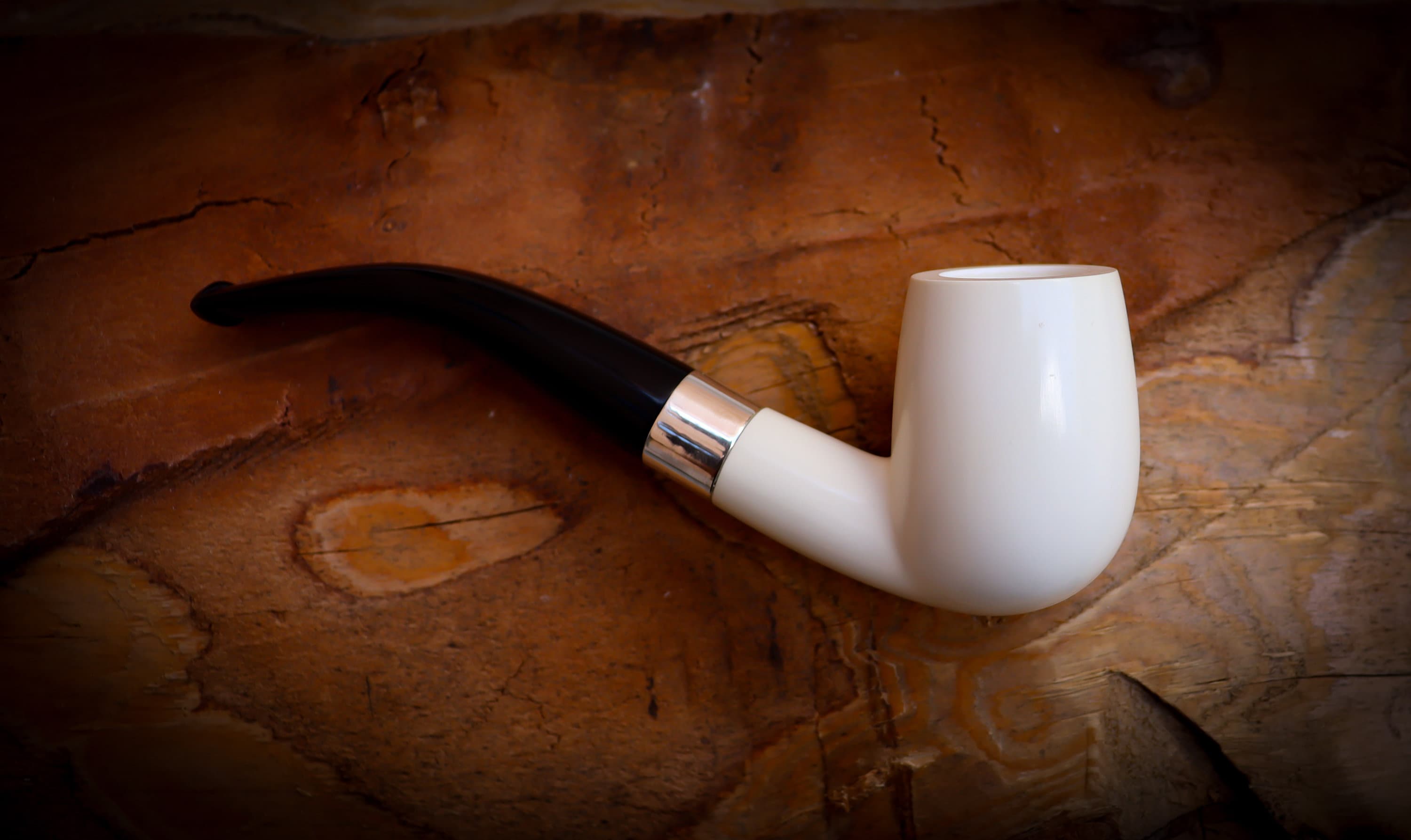 Half Bent Meerschaum Pipe