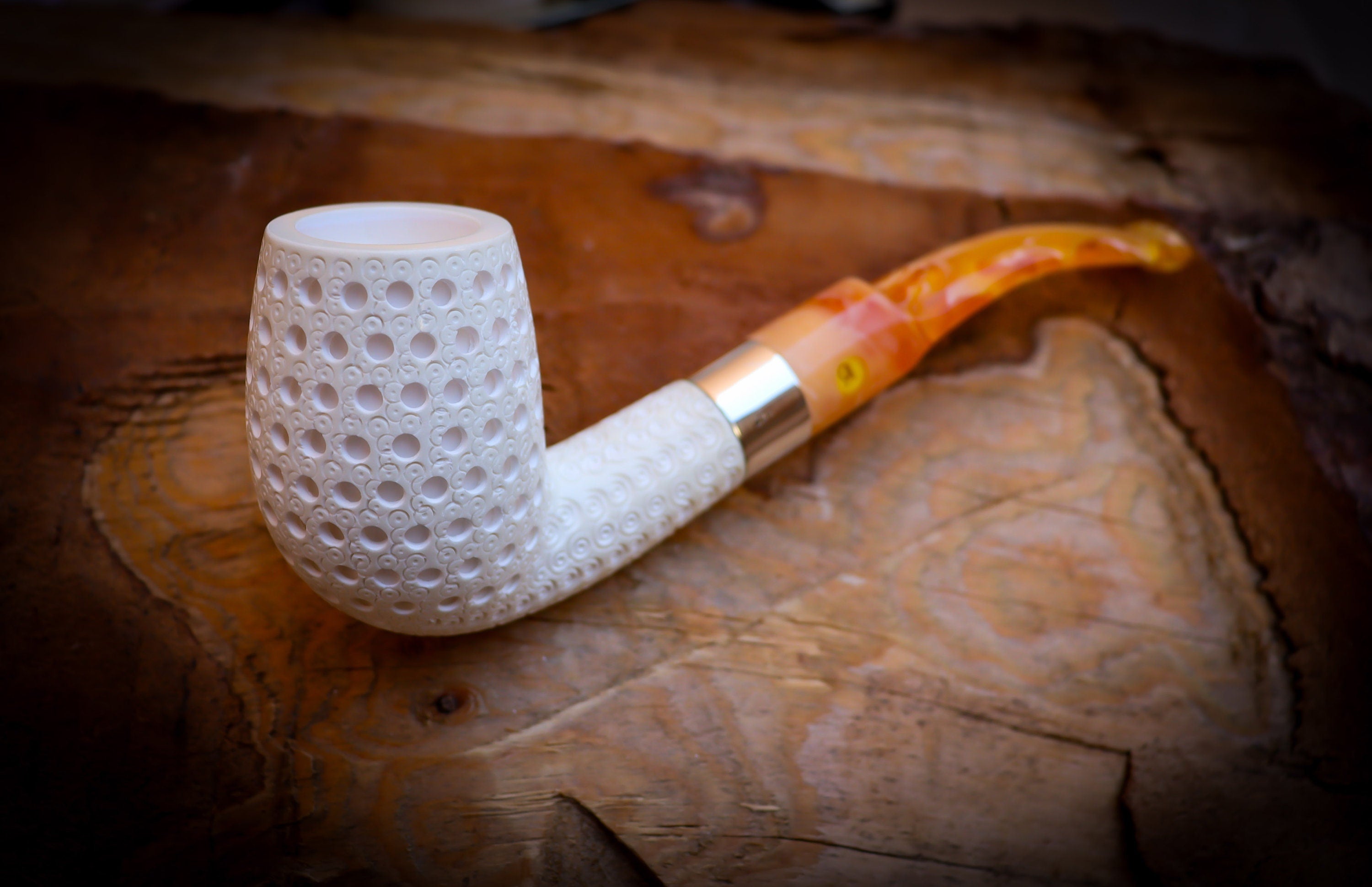 Half Bent Meerschaum Pipe