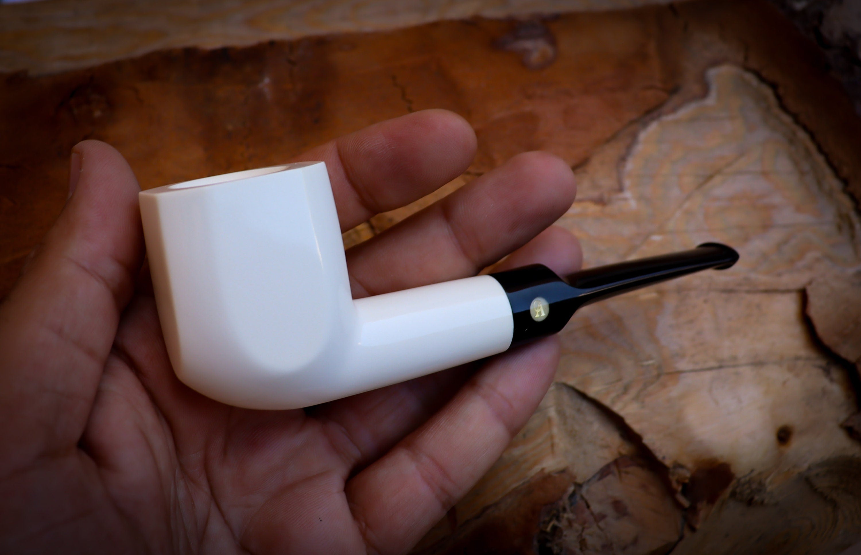 Panel Meerschaum Pipe