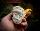 Chevailer Patterned Meerschaum Pipe