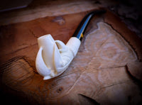 Cigarette Holder Eagle Claw Meerschaum Pipe With Leather Case-Astaş Meerschaum