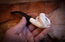 Cigarette Holder Eagle Claw Meerschaum Pipe With Leather Case-Astaş Meerschaum